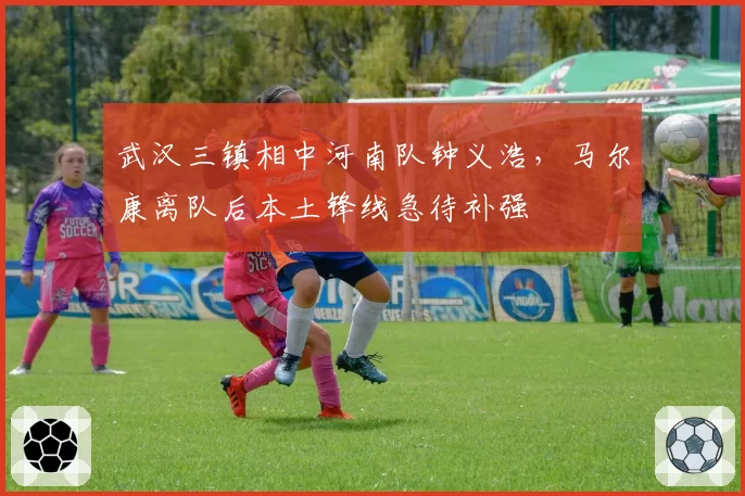 武汉三镇相中河南队钟义浩，马尔康离队后本土锋线急待补强