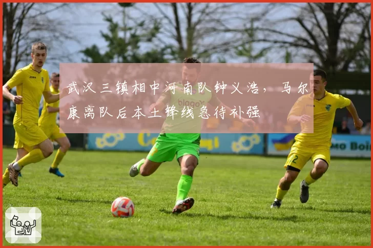 武汉三镇相中河南队钟义浩，马尔康离队后本土锋线急待补强